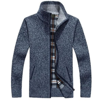 Victor | Men's Zip-Up Knit Jumper for Winter