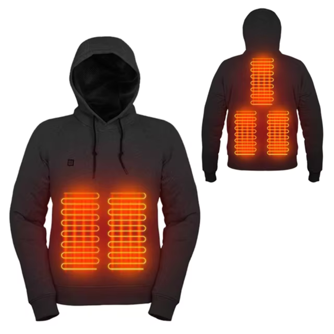 USB-Powered Heated Hoodie for Winter