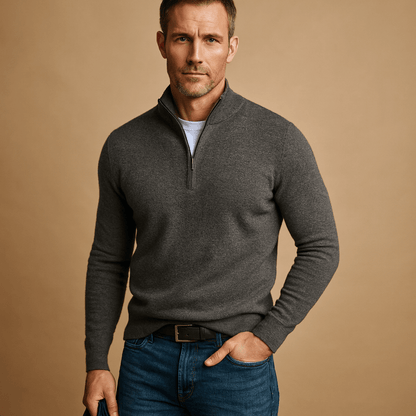 Victor | Men's Cosy Half-Zip Jumper for Winter