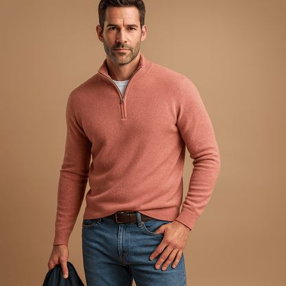 Victor | Men's Cosy Half-Zip Jumper for Winter