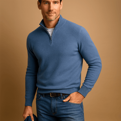 Victor | Men's Cosy Half-Zip Jumper for Winter