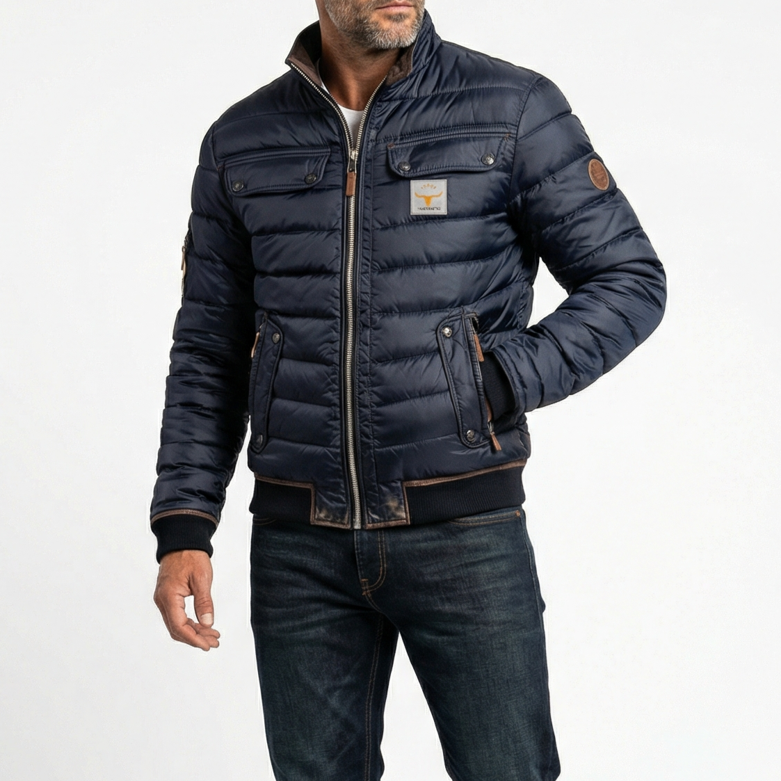 Ross | Men's Vintage Stand-Collar Jacket