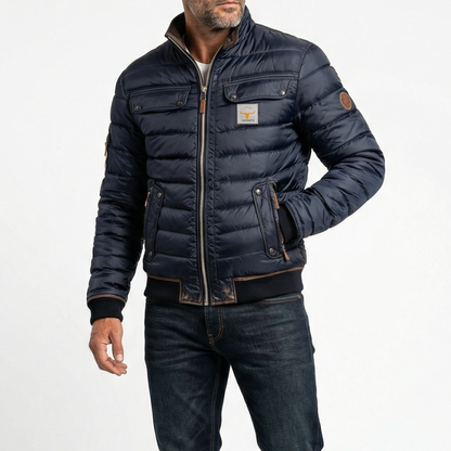 Ross | Men's Vintage Stand-Collar Jacket