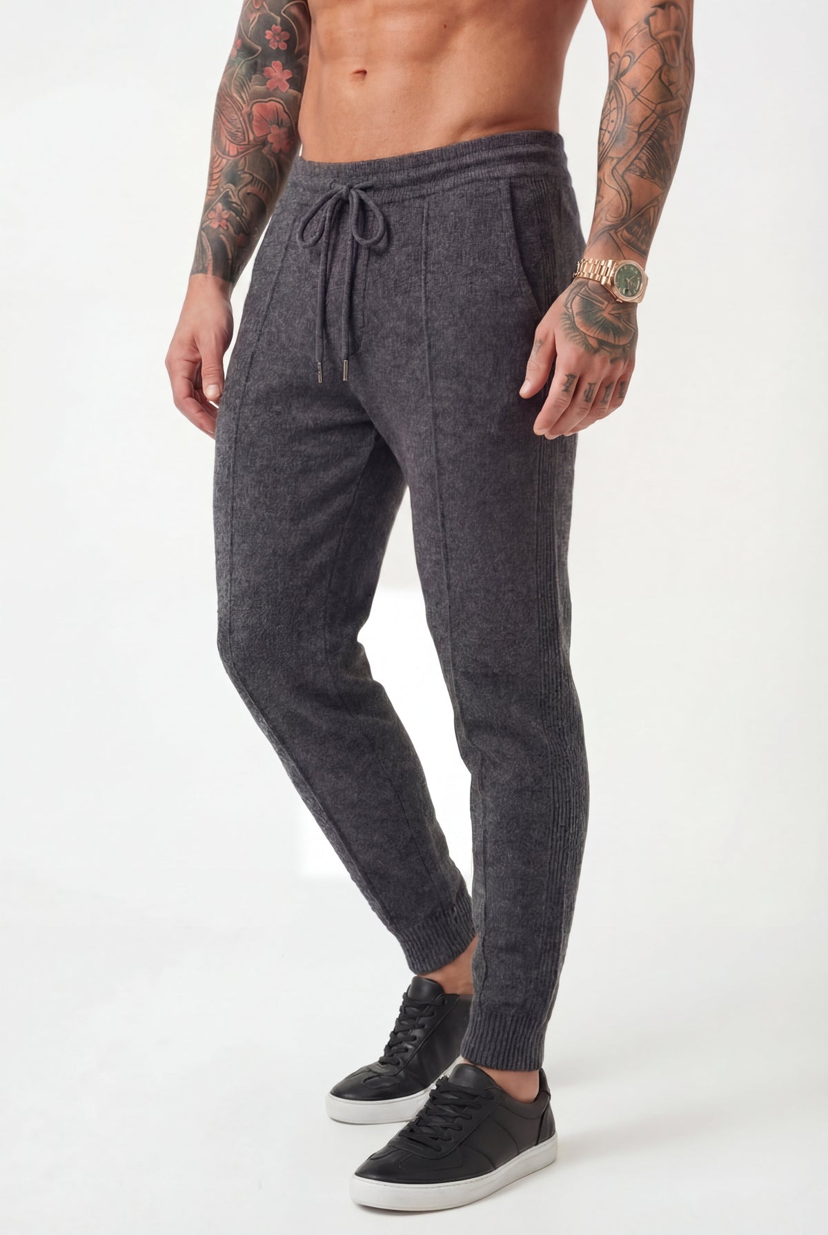 Cloud Merino Wool Pants – Dark Grey