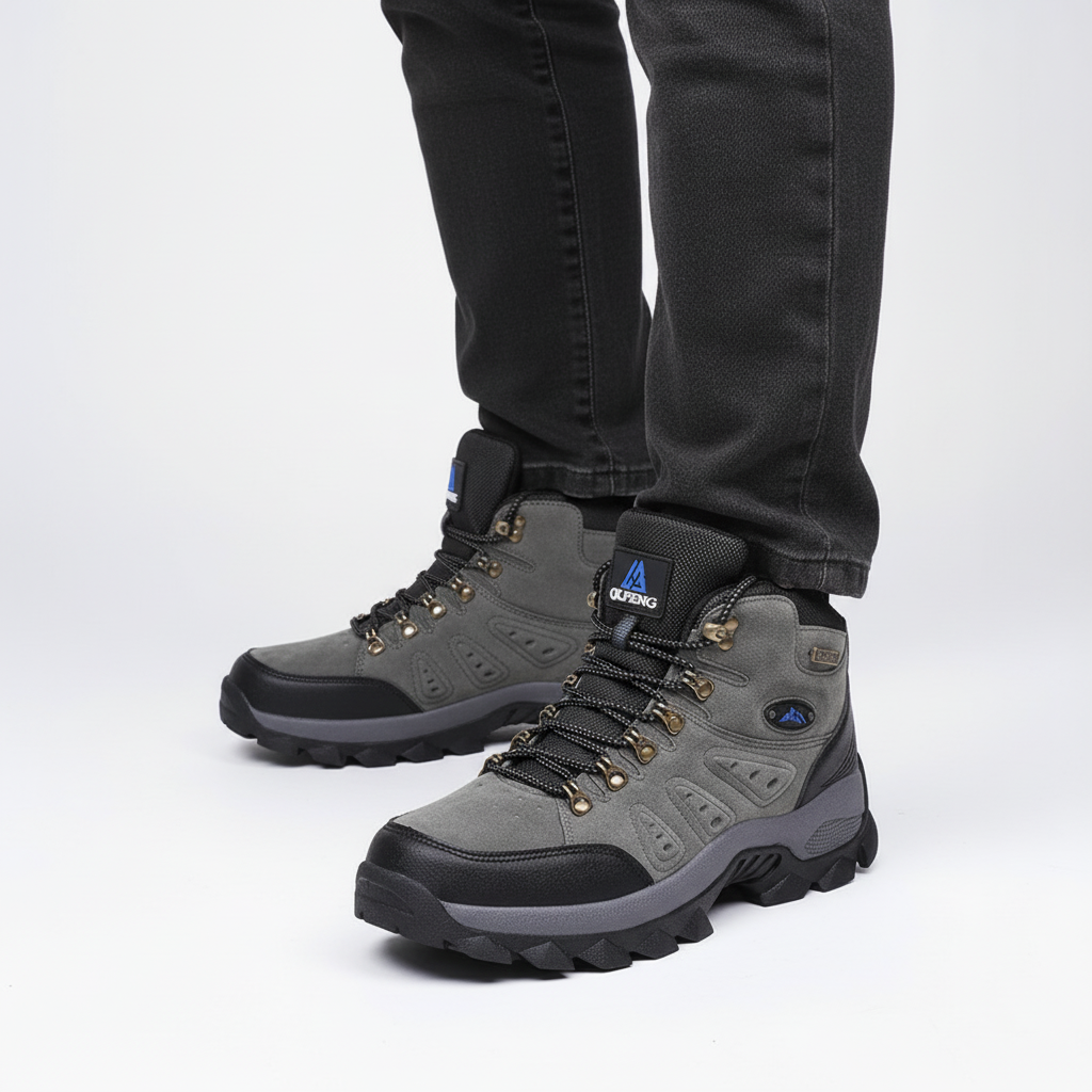 Durable High-Top Hiking Boots with Superior Ankle Support