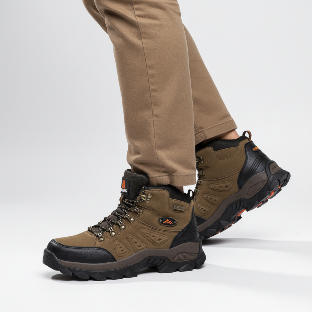 Durable High-Top Hiking Boots with Superior Ankle Support