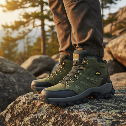 Durable High-Top Hiking Boots with Superior Ankle Support