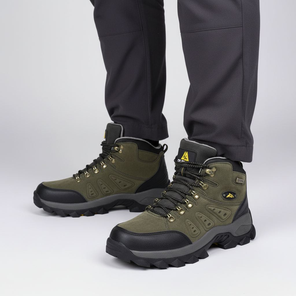Durable High-Top Hiking Boots with Superior Ankle Support