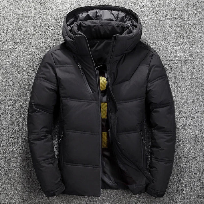 Forrest | Men's Stylish Hooded Quilted Puffer Jacket for Winter