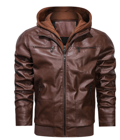 Don | Men's Hooded Bomber Jacket