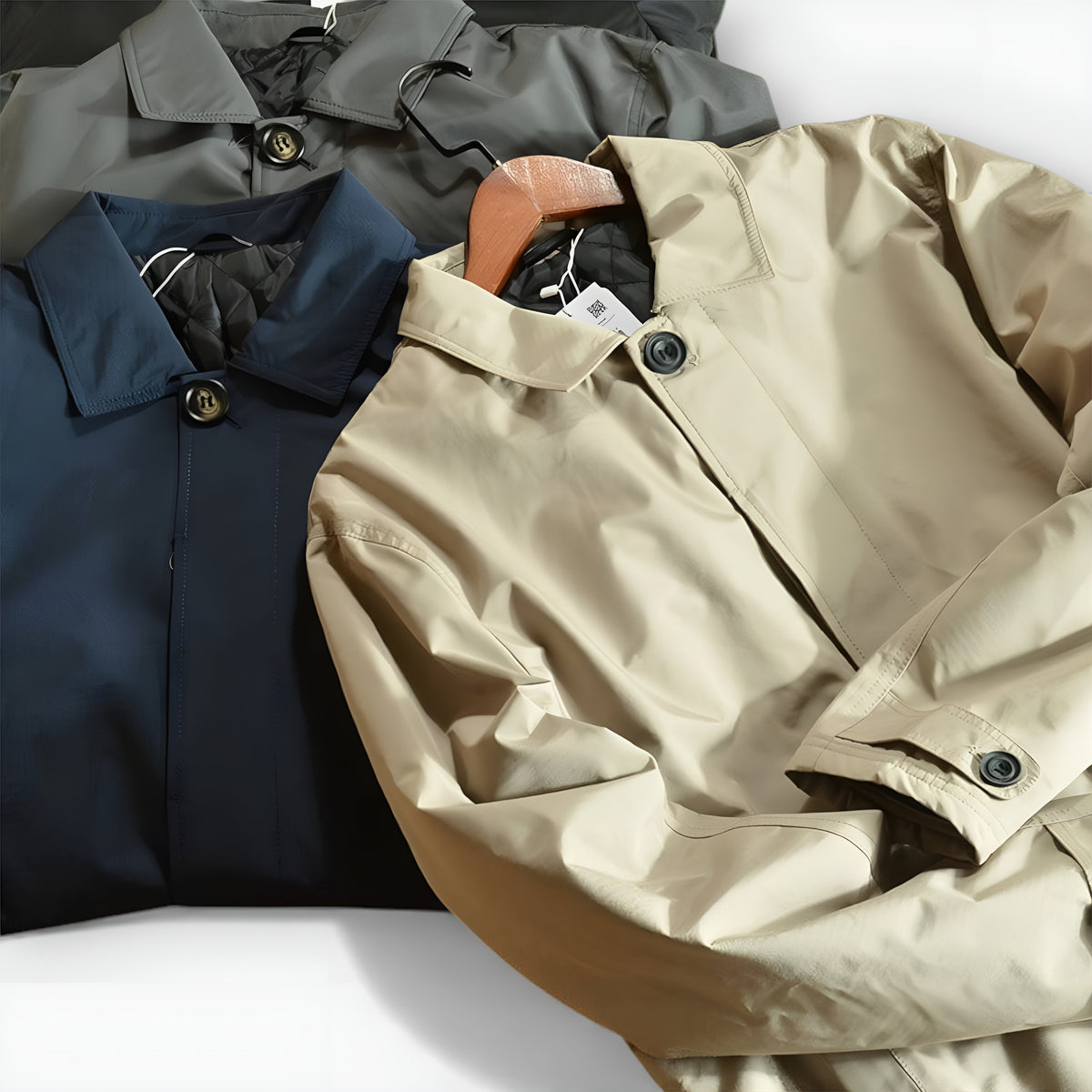 Edward | Men's Tailored Structured Coat for Winter