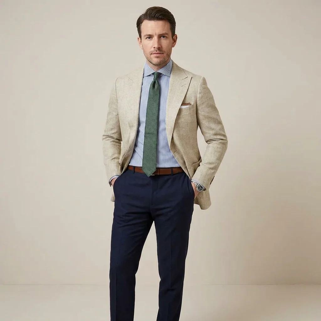 George | Men's Textured Blazer Jacket