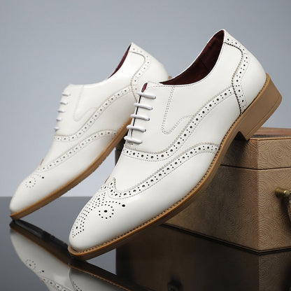 Jacob | Men's Classic Wingtip Brogue Dress Shoes