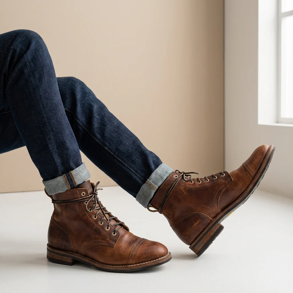 Lewis | Men's Velcro Ankle Boots