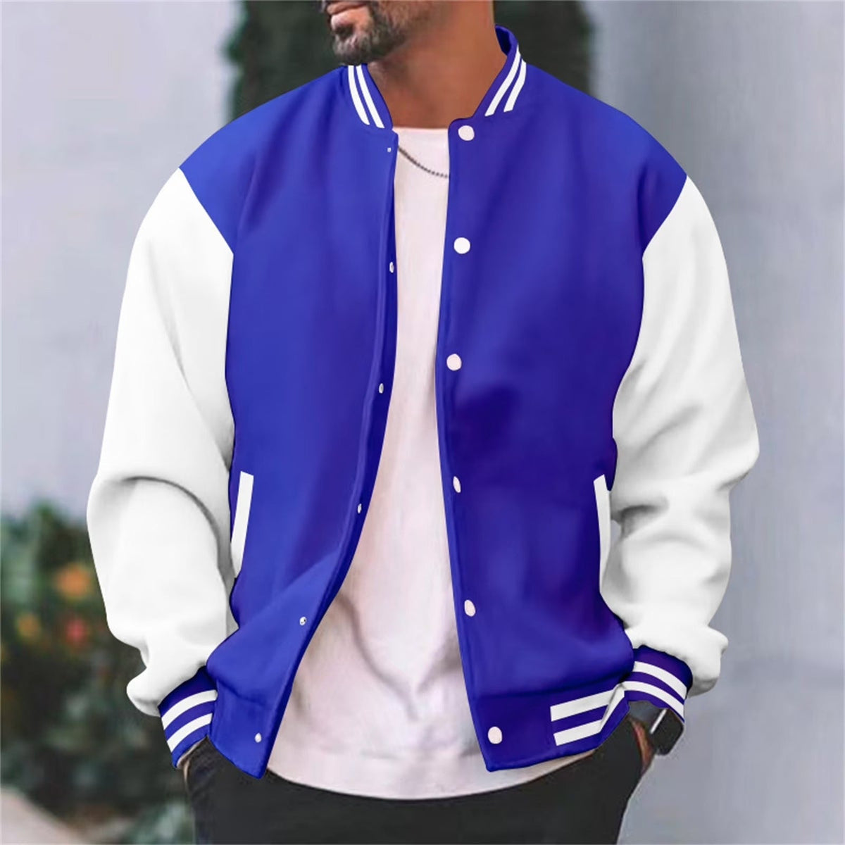 Logan | Men's Classic Varsity Bomber Jacket