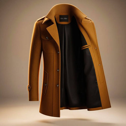 Callum | Pure Virgin Wool Coat for Winter