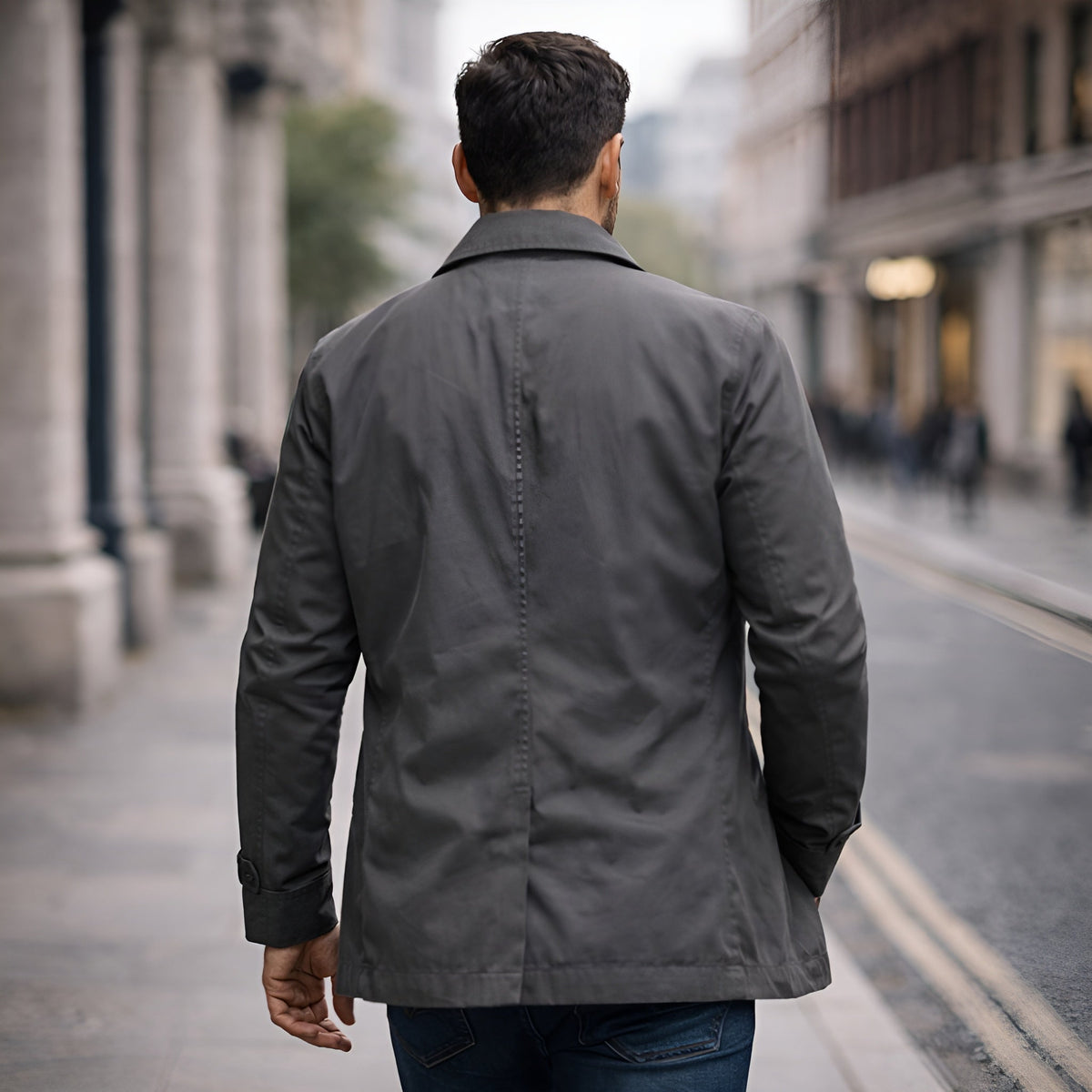 Edward | Men's Tailored Structured Coat for Winter
