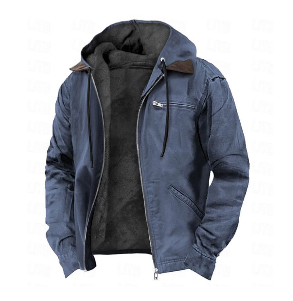 Morgan | Men's Stylish Hooded Zip-Up Jacket