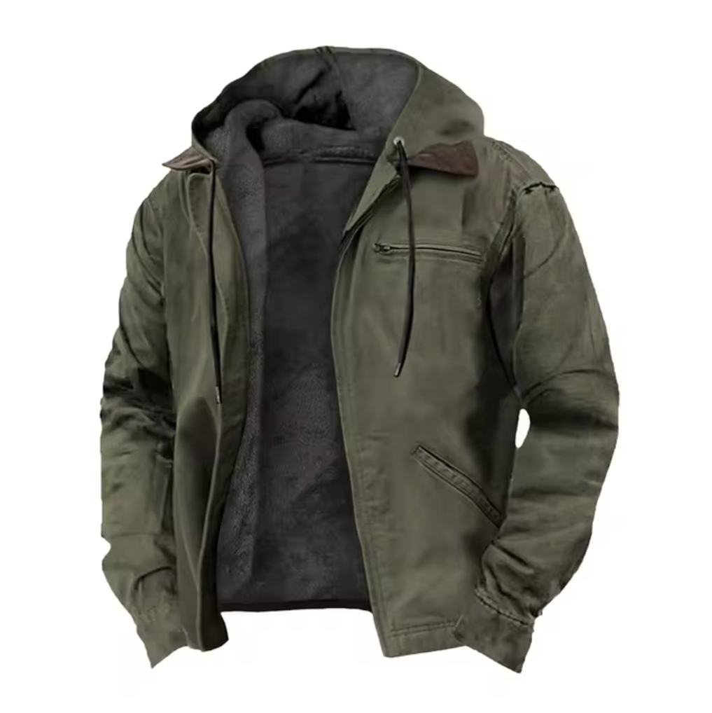 Morgan | Men's Stylish Hooded Zip-Up Jacket