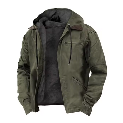 Morgan | Men's Stylish Hooded Zip-Up Jacket