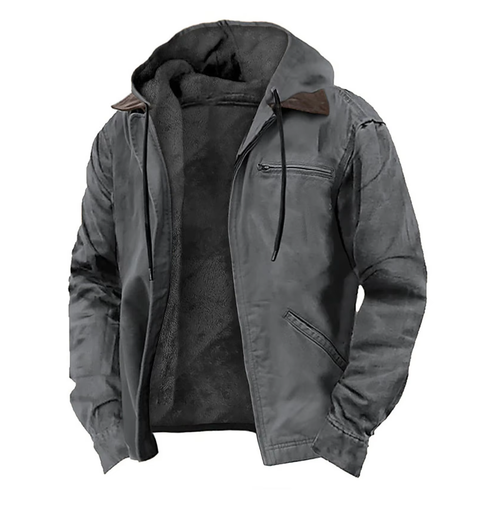 Morgan | Men's Stylish Hooded Zip-Up Jacket