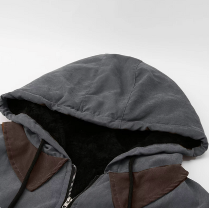 Morgan | Men's Stylish Hooded Zip-Up Jacket