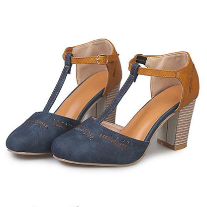 Alicia | Women's Elegant T-Strap Heels