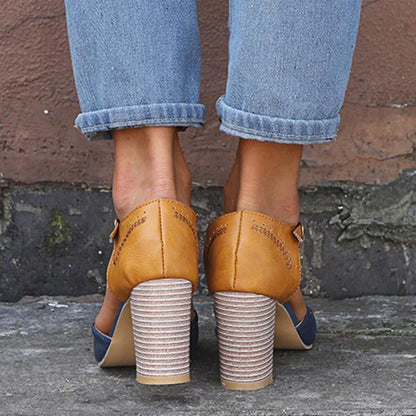 Alicia | Women's Elegant T-Strap Heels