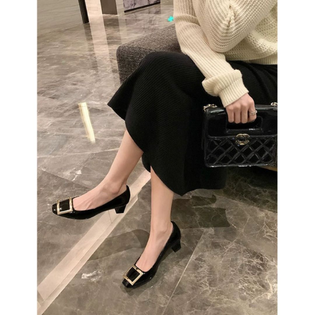 Lori | Women's Elegant Orthopedic Square-Toe Heels