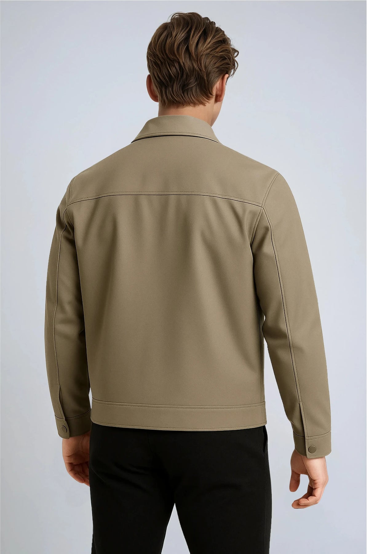 Unisex Khaki Casual Jacket