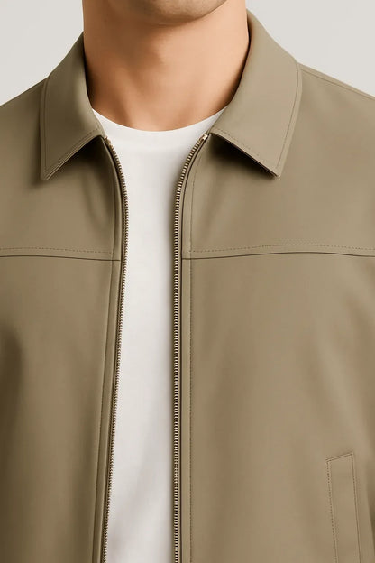 Unisex Khaki Casual Jacket