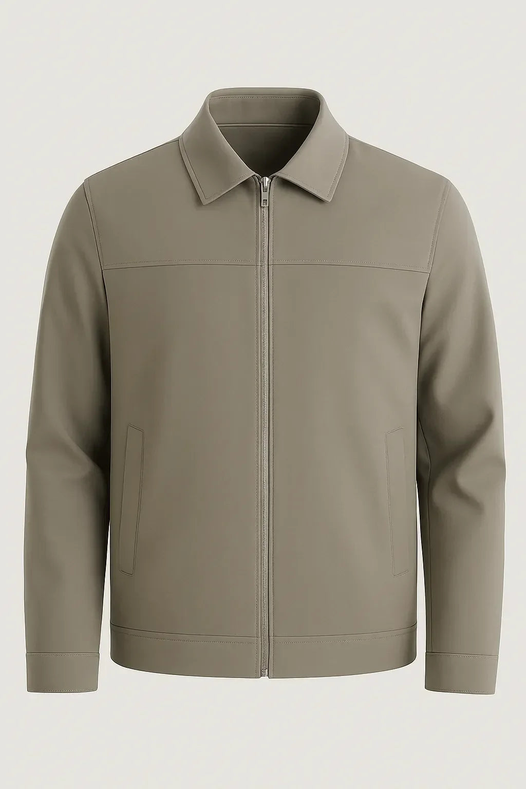 Unisex Khaki Casual Jacket