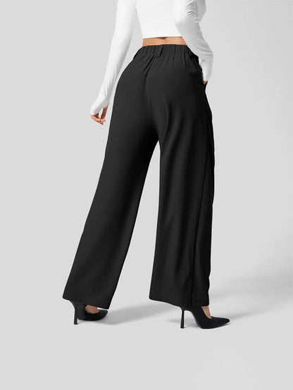 Kimberly | Women's Elegant High-Waisted Pleated Trousers