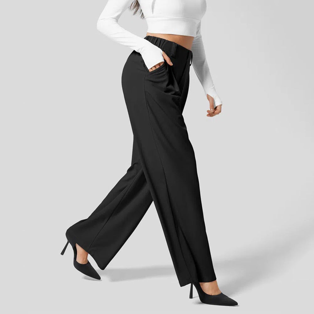 Kimberly | Women's Elegant High-Waisted Pleated Trousers