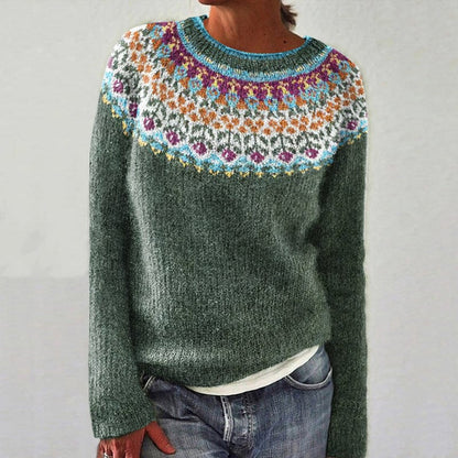 Lavinia | Women's Cosy Long-Sleeve Knit Jumper for Winter