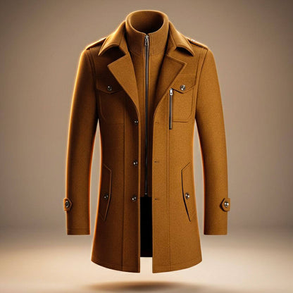 Callum | Pure Virgin Wool Coat for Winter