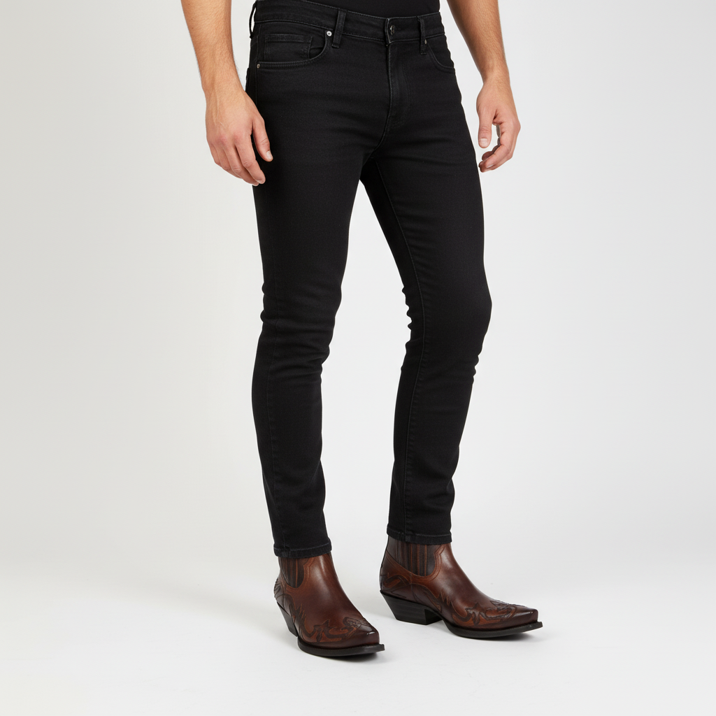 Premium Leather Cowboy Boots