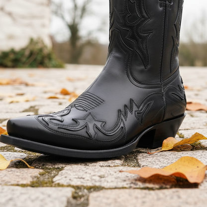 Premium Leather Cowboy Boots