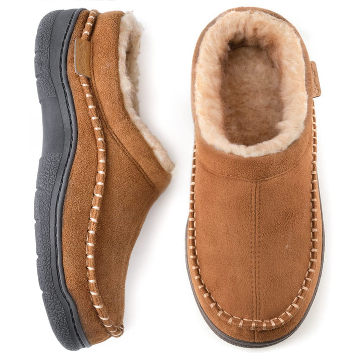 Gabriel | Men's Cosy Lined Slippers with Durable, Supportive Soles