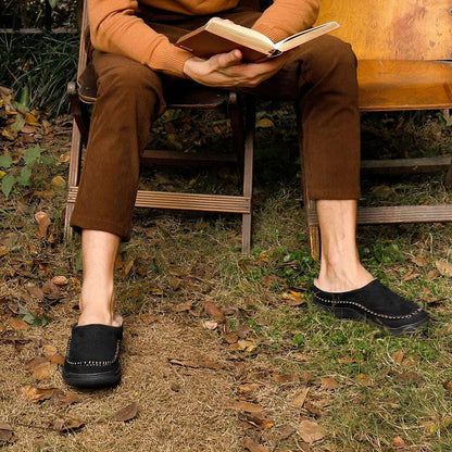 Gabriel | Men's Cosy Lined Slippers with Durable, Supportive Soles