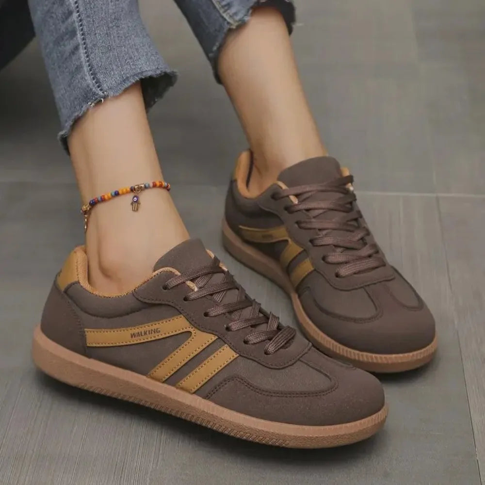 Loravelle | Women's Orthopedic Suede Trainers