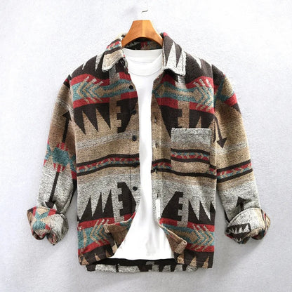 Herbert | Men's Stylish Long-Sleeve Button-Down Shacket