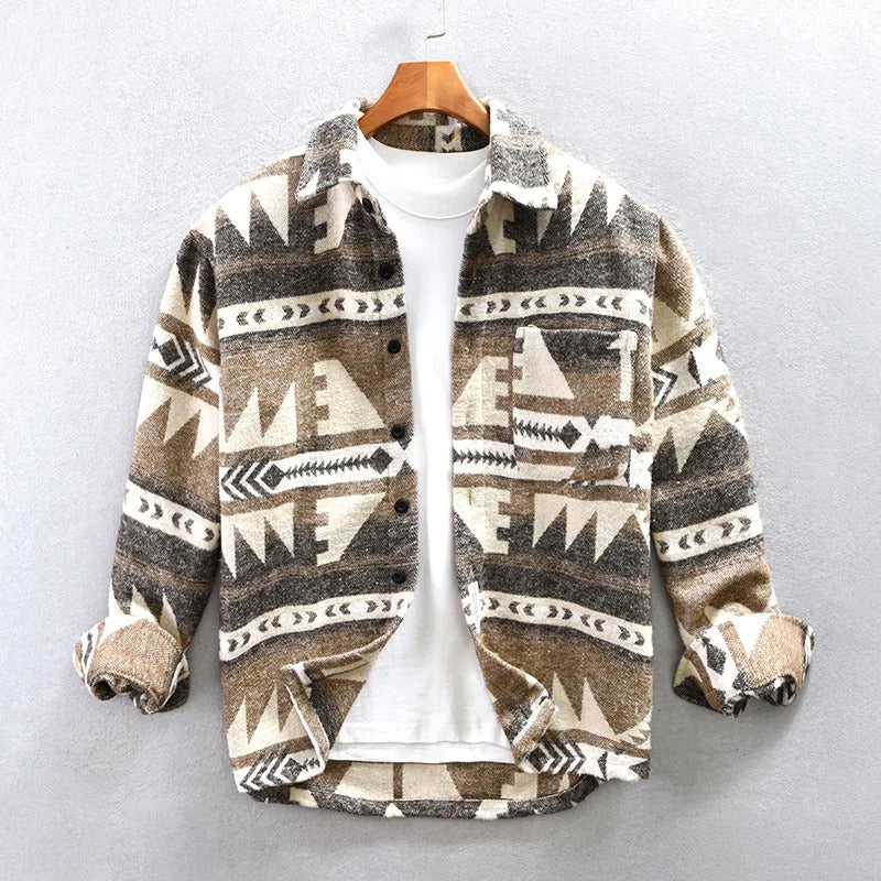 Herbert | Men's Stylish Long-Sleeve Button-Down Shacket