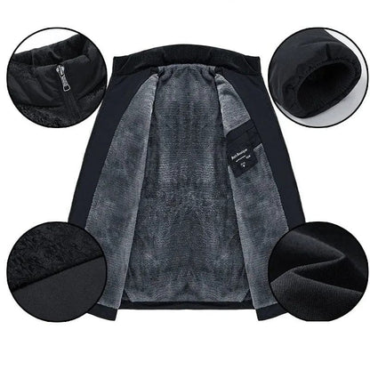 Ethan | Men's Quilted Fleece Jacket for Winter