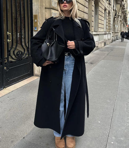 Cheri | Women's Stylish Double-Breasted Trench Coat