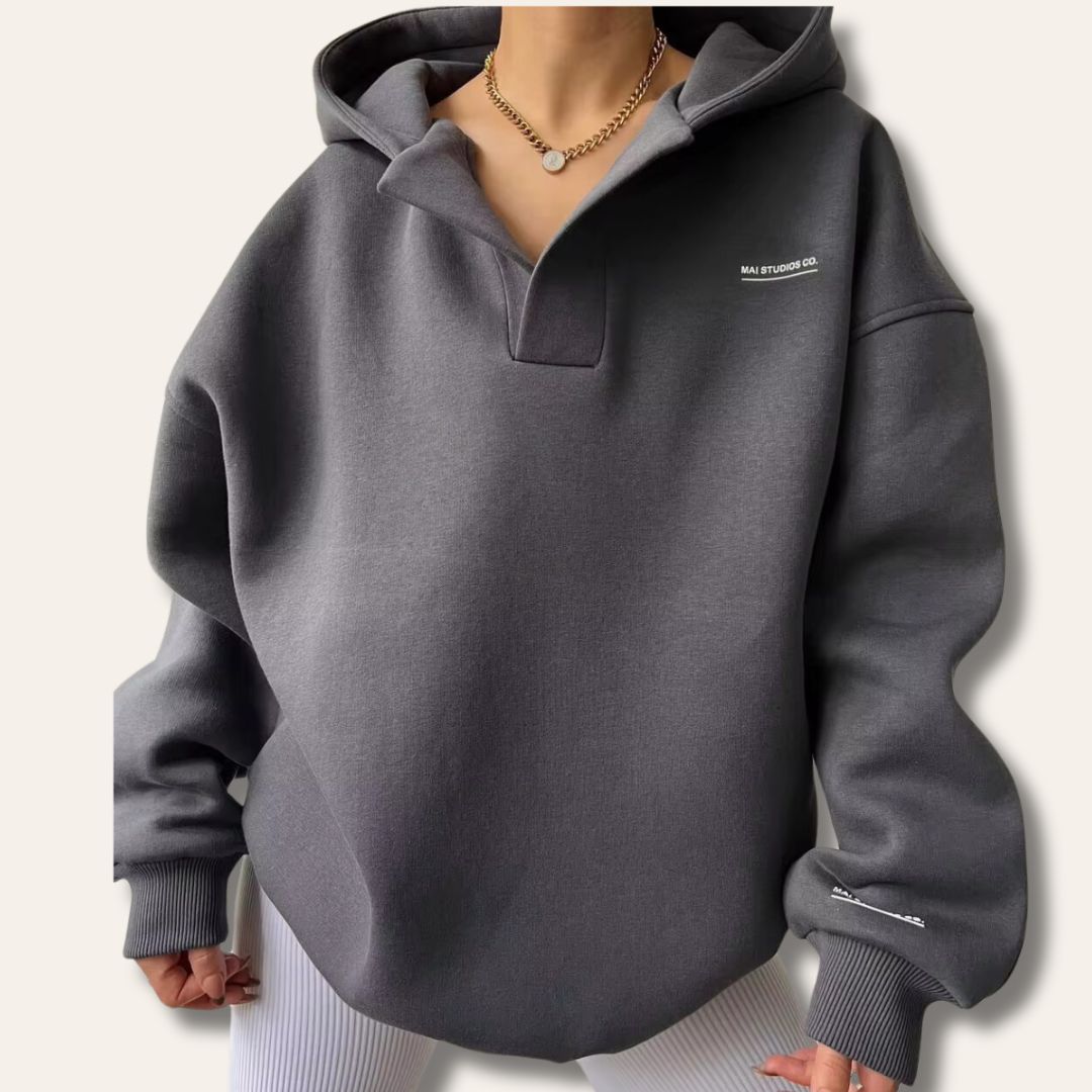 Candice | Women's Relaxed-Fit Oversized Pullover Hoodie for Winter