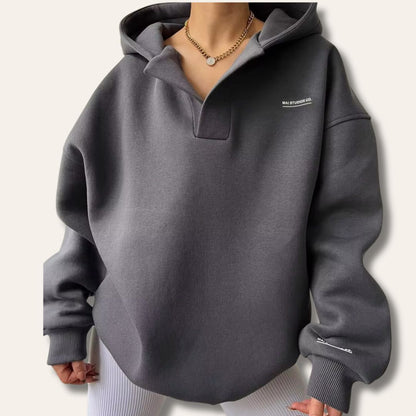 Candice | Women's Relaxed-Fit Oversized Pullover Hoodie for Winter