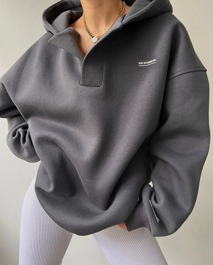 Candice | Women's Relaxed-Fit Oversized Pullover Hoodie for Winter