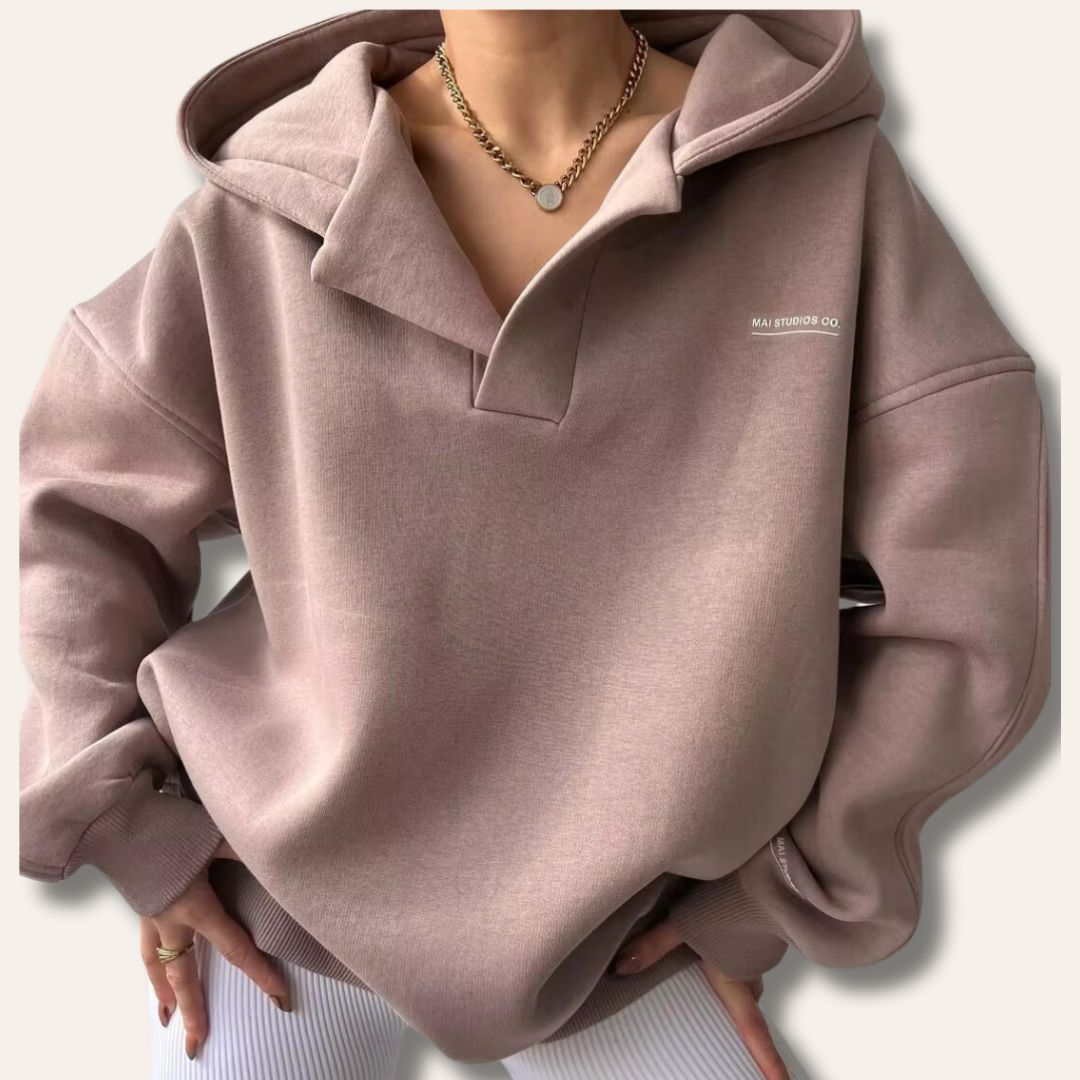 Candice | Women's Relaxed-Fit Oversized Pullover Hoodie for Winter