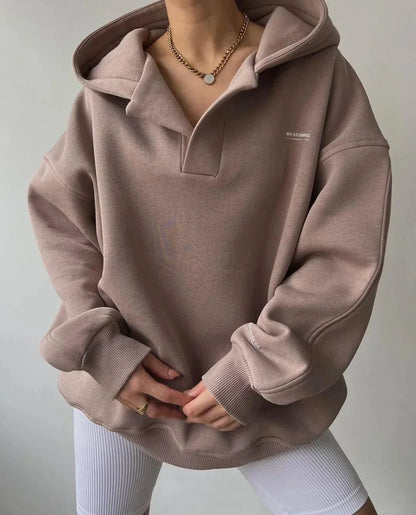 Candice | Women's Relaxed-Fit Oversized Pullover Hoodie for Winter